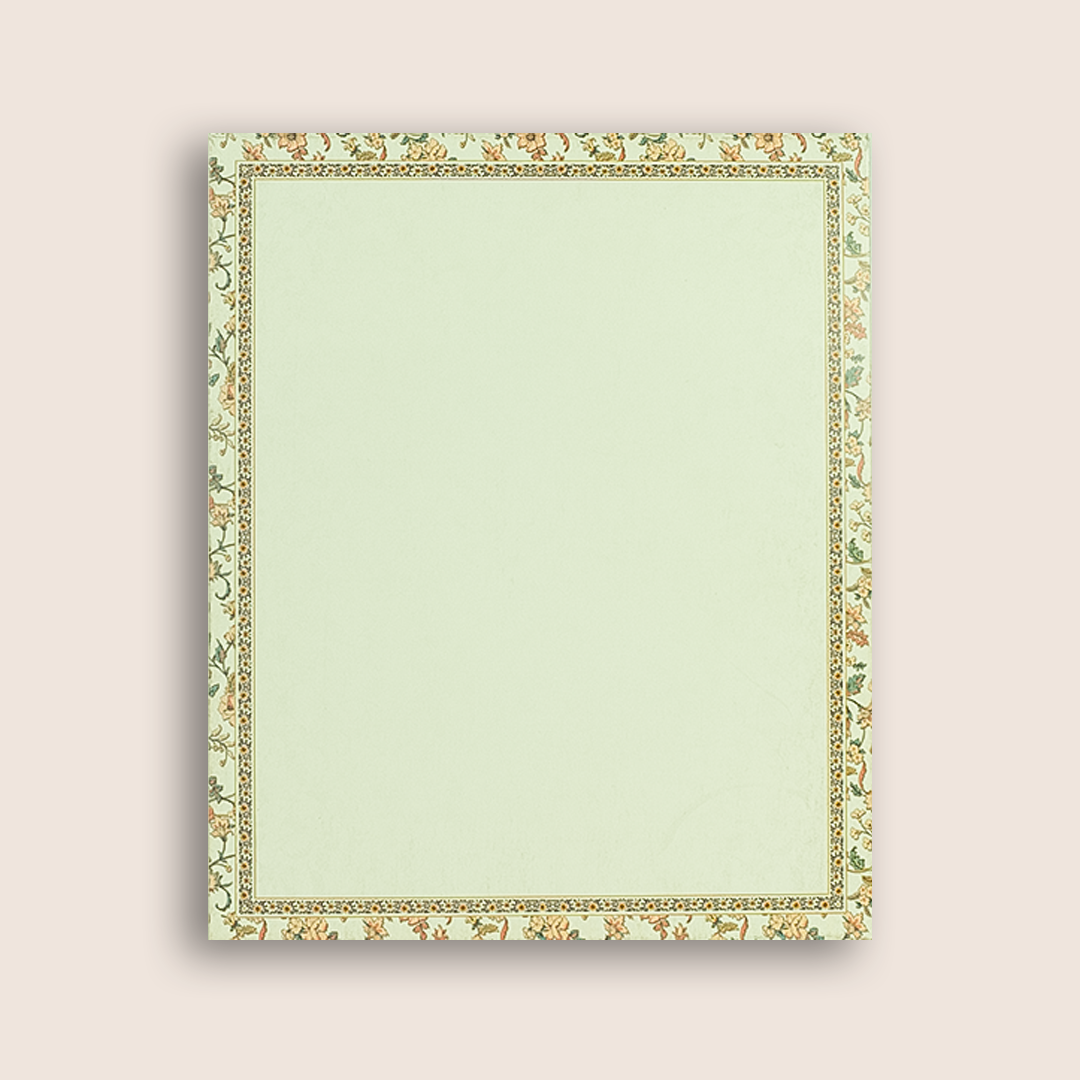White Floral Premium Invitation Card - KAA05230