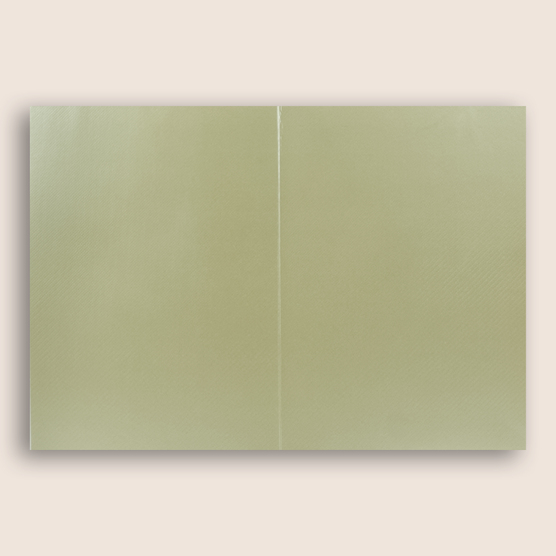 Olive Green Floral Door style Invitation Card - KNK8701LG