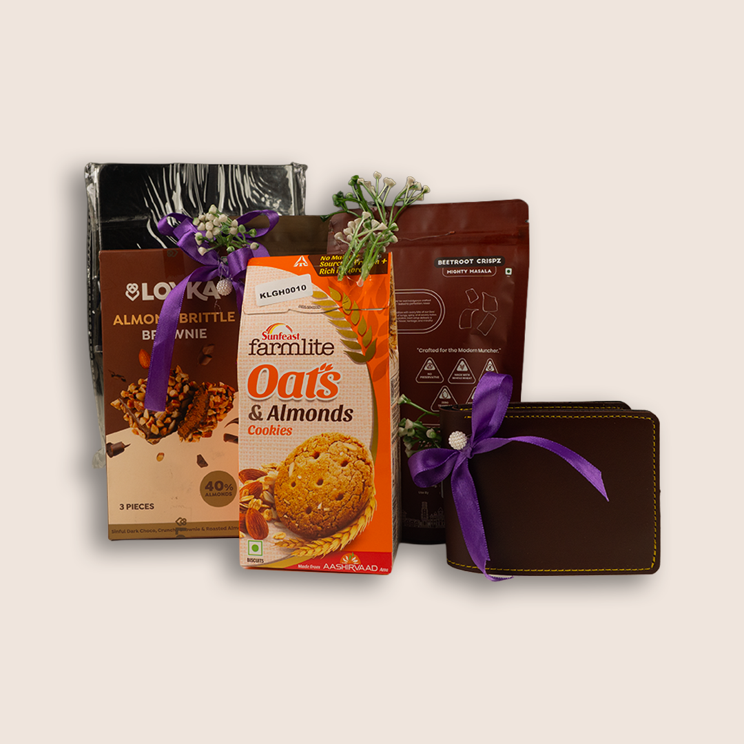 Brown Floral Delight Luxury Gift Hamper - KLGH0010