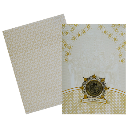 Light Orange Wedding Card-King of Cards