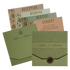Pista Green Floral Wedding Invitation-King of Cards