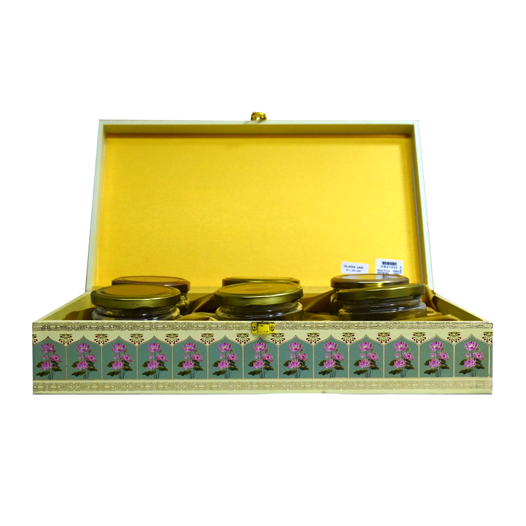 Pastel Arch Peacock Box Wedding Invitation-KBX1403