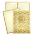 Cream Paisley Pattern Wedding Card-King of Cards