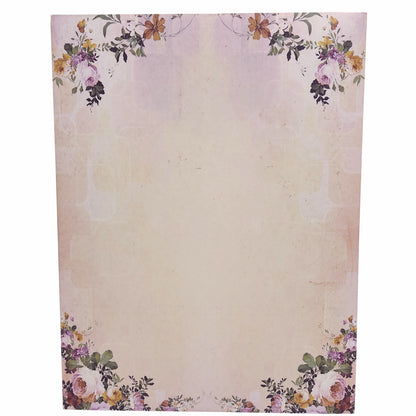 Multicolour Floral Design in Offset With Name Plate-KNKC4038