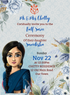 Azure Women Half Saree Invitation-AAHAL004