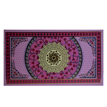 Pink Mandala Floral Box Invitation-King of Cards