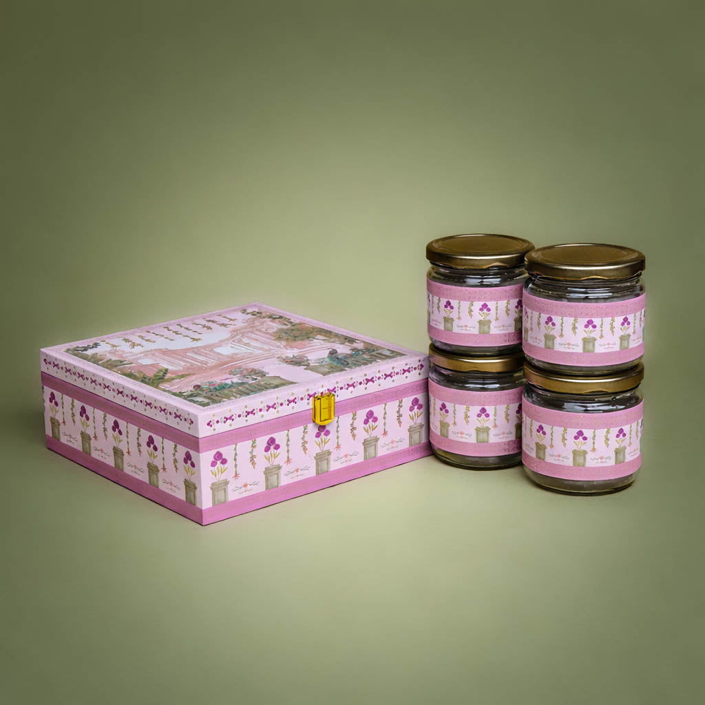 Pastel Pink Palace Luxury Sweet Jar Box-KBX10106