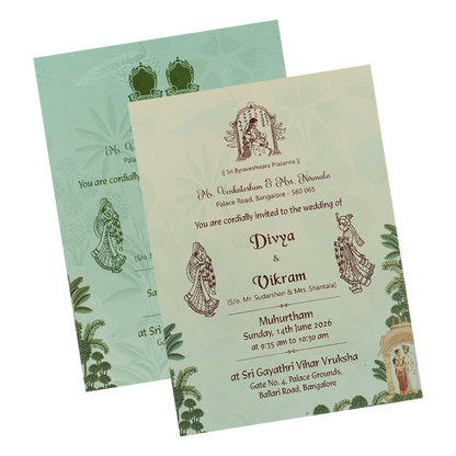 Green Elephant Mandap  Gatefold Wedding-KNKC4090