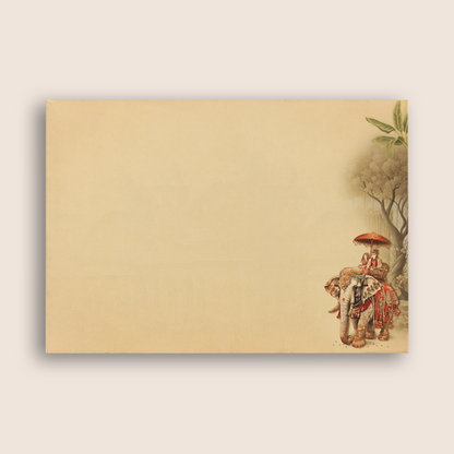 Brown Royal Palace Wedding Card - KAA05330