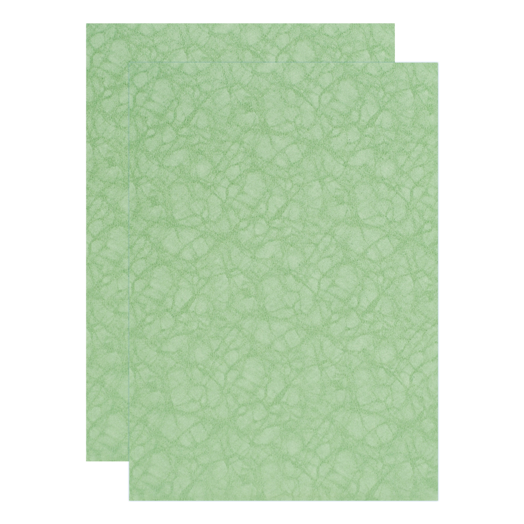 Green Ganesha Wedding Card-KNKR050N