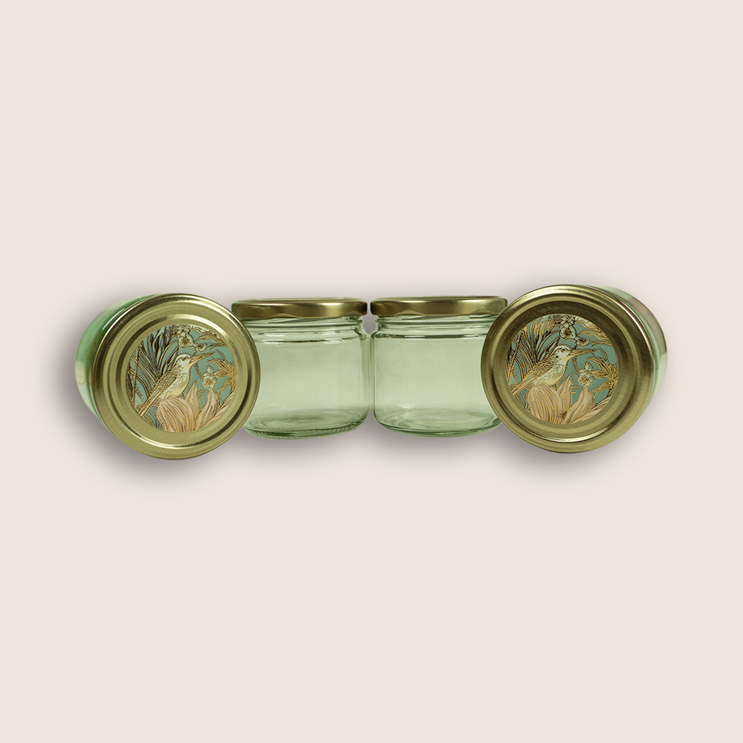 Pastel Blue Elegant Floral Luxury Sweet Jar Box - KBX27015