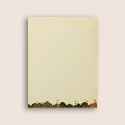 Cream Palace Peacock Wedding Card - KAA05190