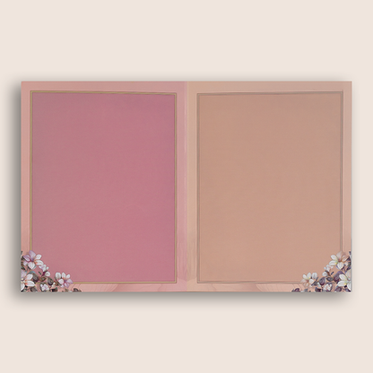 Pink Elegant Floral Wedding Card - KAA05130