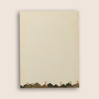 Cream Palace Peacock Wedding Card - KAA05190