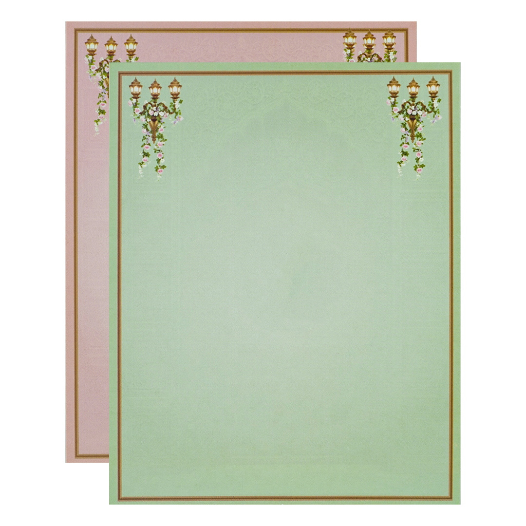 Brown Padded Bride Groom Wedding Card-KNMO9318