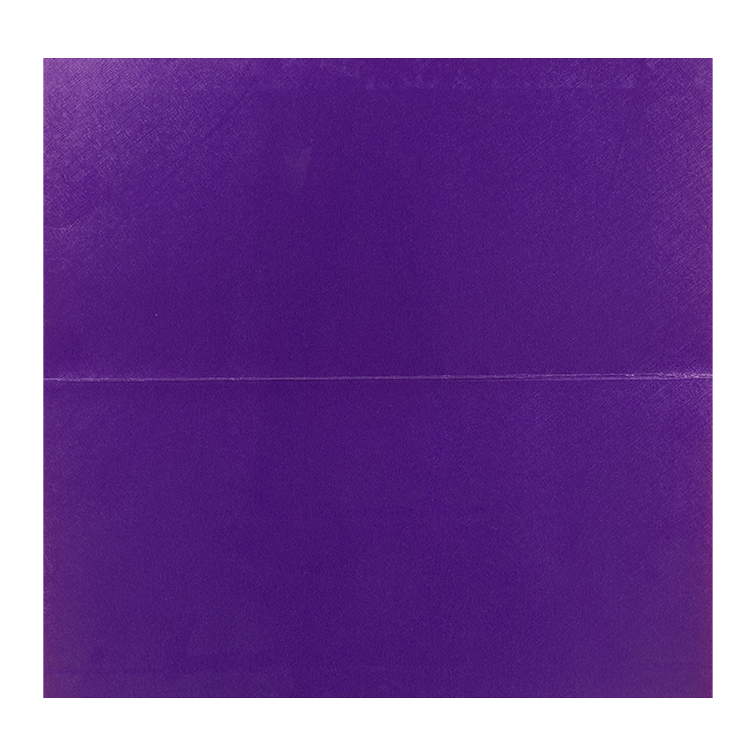 Purple Embossed Gold Border Wedding Card-KNK1274