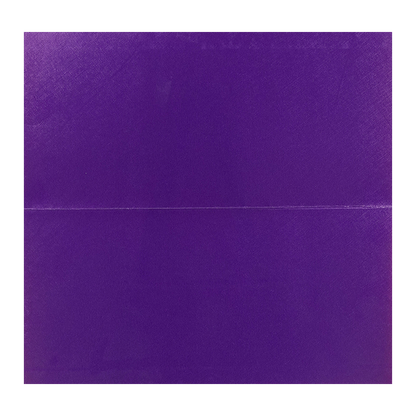 Purple Embossed Gold Border Wedding Card-KNK1274