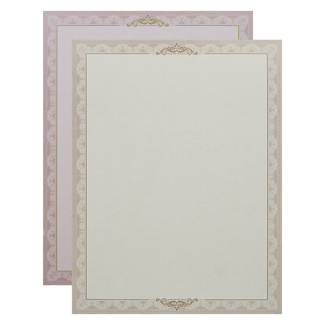 Cream Floral Bride Groom Wedding Card-KAK01040