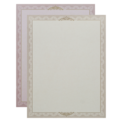 Cream Floral Bride Groom Wedding Card-KAK01040