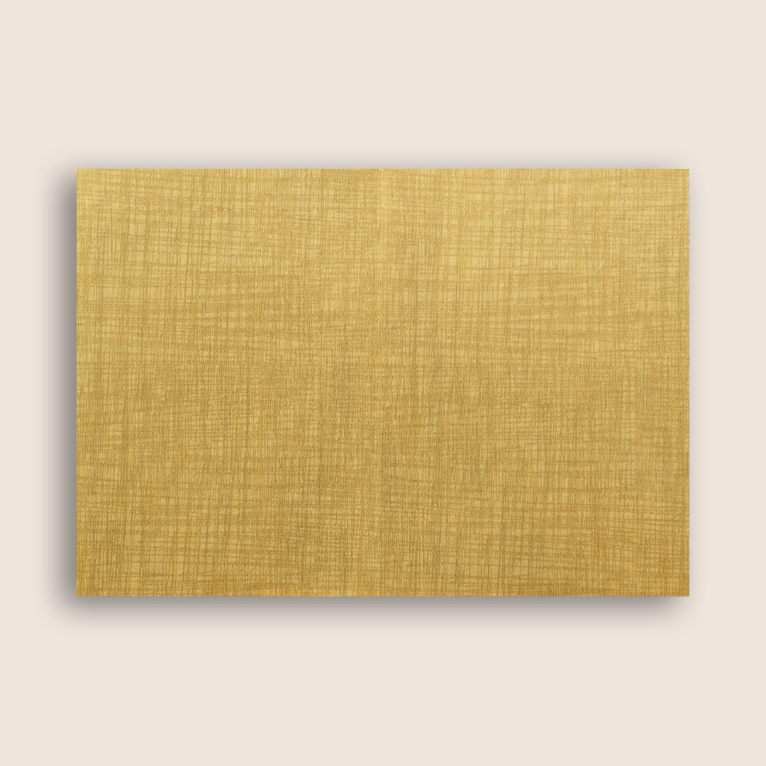 Brown Gold Floral Wedding Card - KNCM25NG
