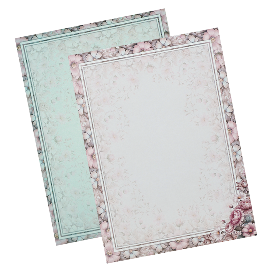 Ganesha Floral Bride &amp; Groom Wedding Card-KNAR2402