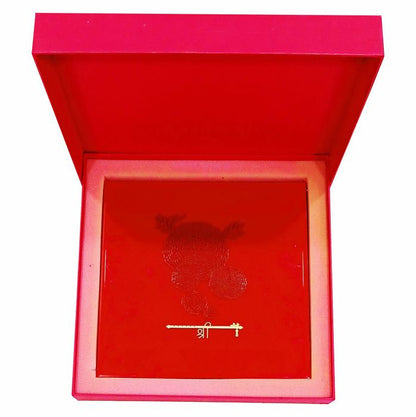 Red Ultra Premium Floral Design In Gold Foiling-King of Cards