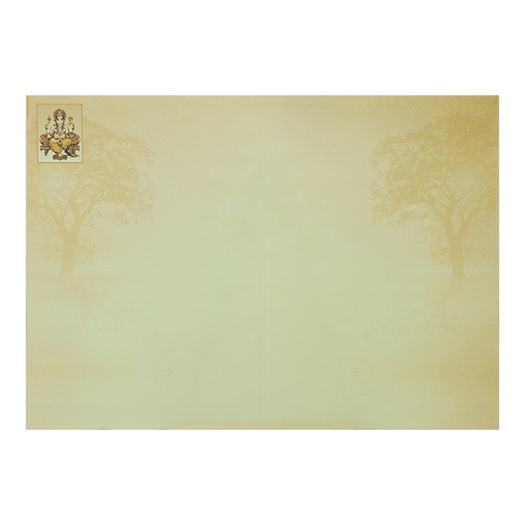 Cream Balaji Padmavathi Wedding Card-KNEP1605