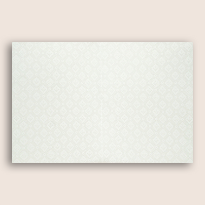 White Pastal Green Lord Venkateshwara Wedding Card - KNA2405G