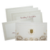 Ivory Lotus Gold Foil Luxury Wedding Invitation Card-King of Cards