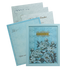 Sky Blue Floral Luxury Wedding Invitation Card-King of Cards