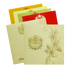 Shop Light Yellow Floral Door Style Wedding Card with 4 colorful inserts. ? WhatsApp Support ? Express Delivery.