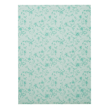 Pastel Blue Floral Jaali Bag Wedding Card-KJTS1838