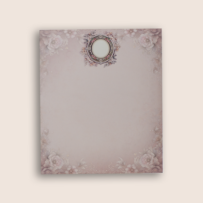 Pink Floral Premium Wedding Card - KAA05220