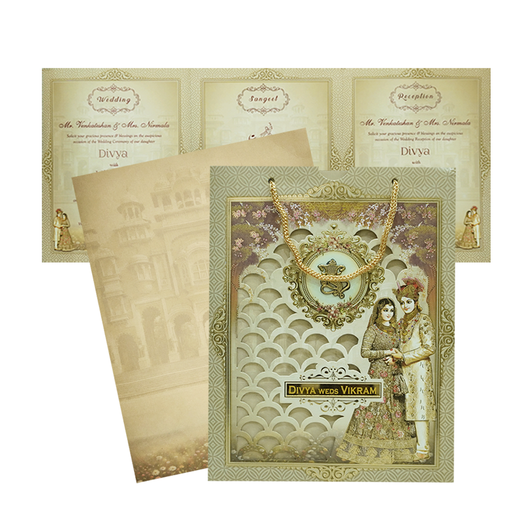 gold-embossed-couple-bag-style-wedding-invitation-KNKQ8305