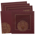 Make your event special with our exclusive Maroon Laser Cut Padded invitation Card. Shop now! ?WhatsApp Support ?Express Delivery.