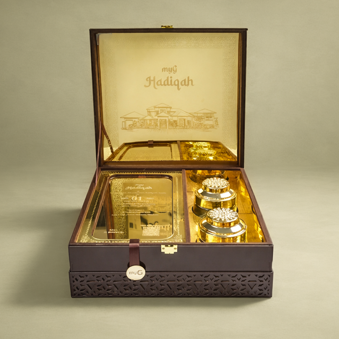 Brown Premium Laser-Cut Luxury Invitation Box-KNLW202565