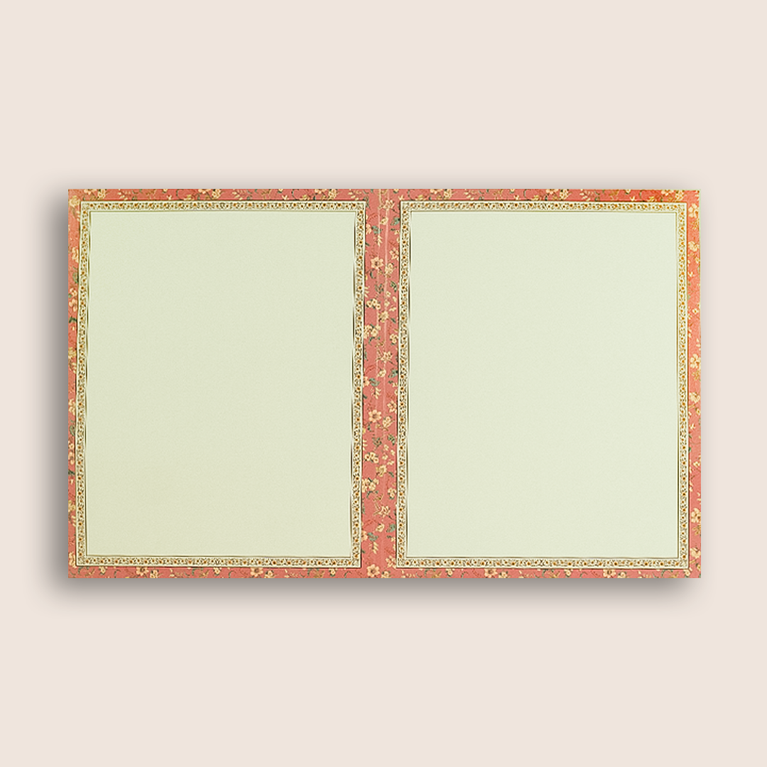 White Floral Premium Invitation Card - KAA05230