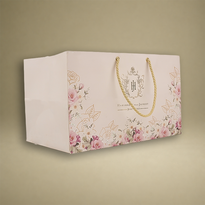 Pink Premium Rose Floral Luxury Invitation Box - KNLW202535