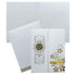 White Floral Door Nameplate Invitation Card-King of Cards