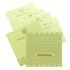 Pastel Green Embossed Design Invitation Card-KRC29512
