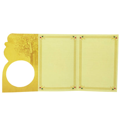 Orange Threading Ceremony Invitation Card-KADS0002-King of Cards