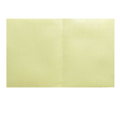 Cream Floral Foil Nameplate Invitation Card-King of Cards