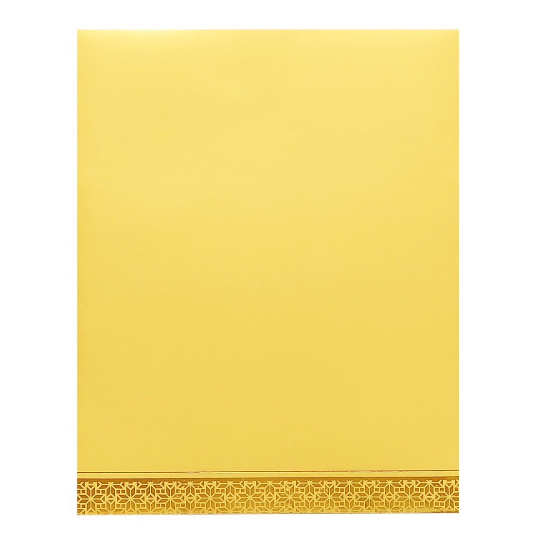 Gold Floral Nameplate Invitation Card-KNL1302G