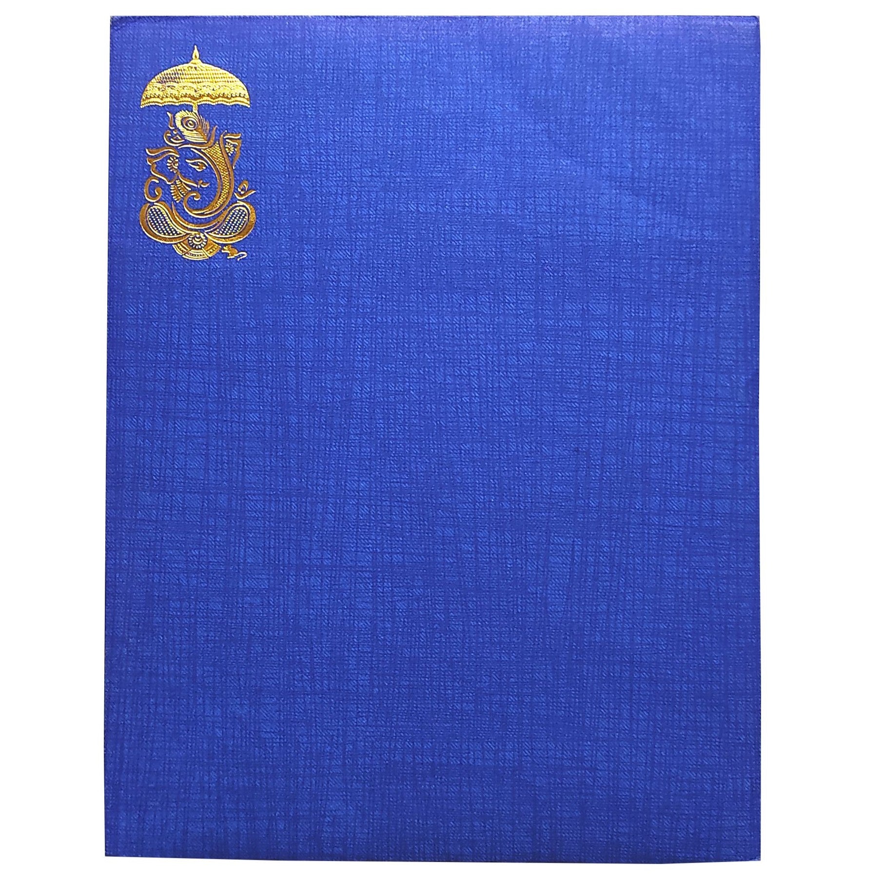 Elegant Blue Shading With Laser Cut Wedding Card - KNK50070-King of Cards