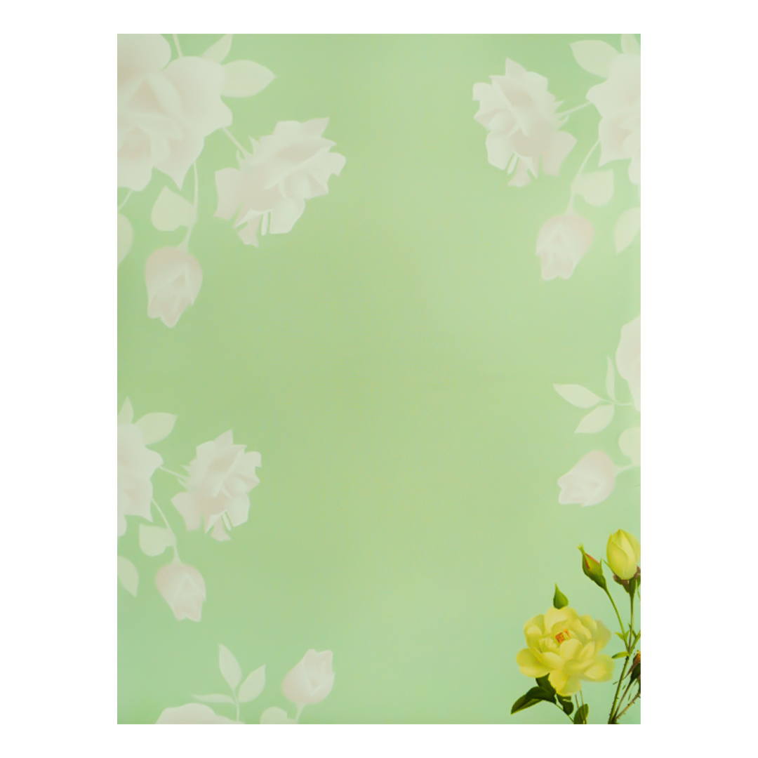 Mint Green Rose Floral Wedding Card-KNTY6814