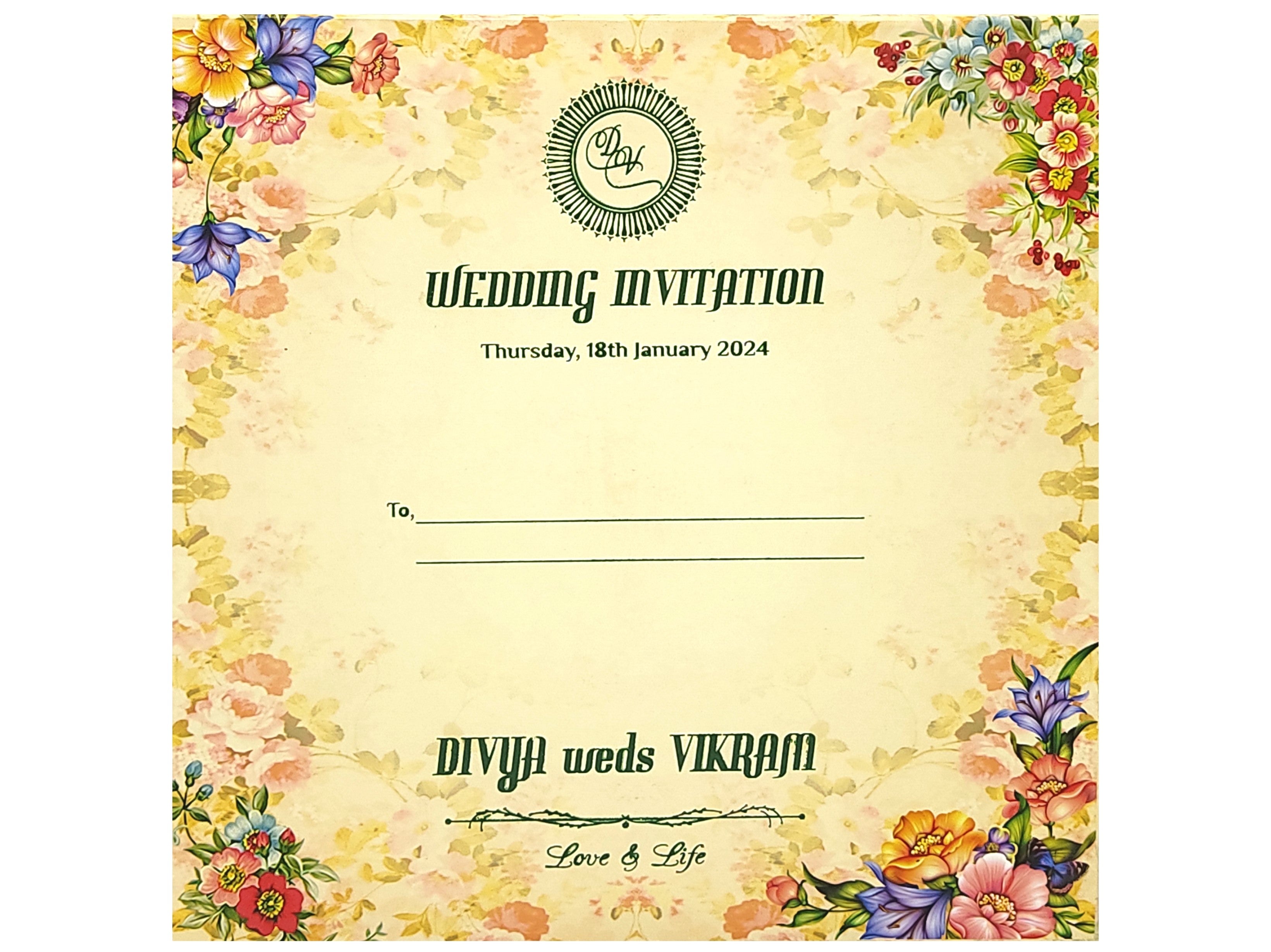 5516 mercury offset padded cream np flower card