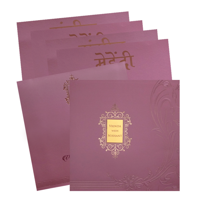 Light Pink Marriage Card-King of Cards