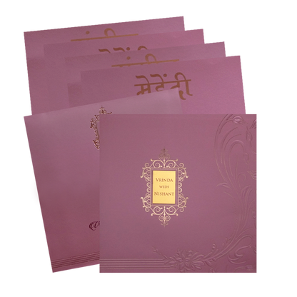 Light Pink Marriage Card-King of Cards