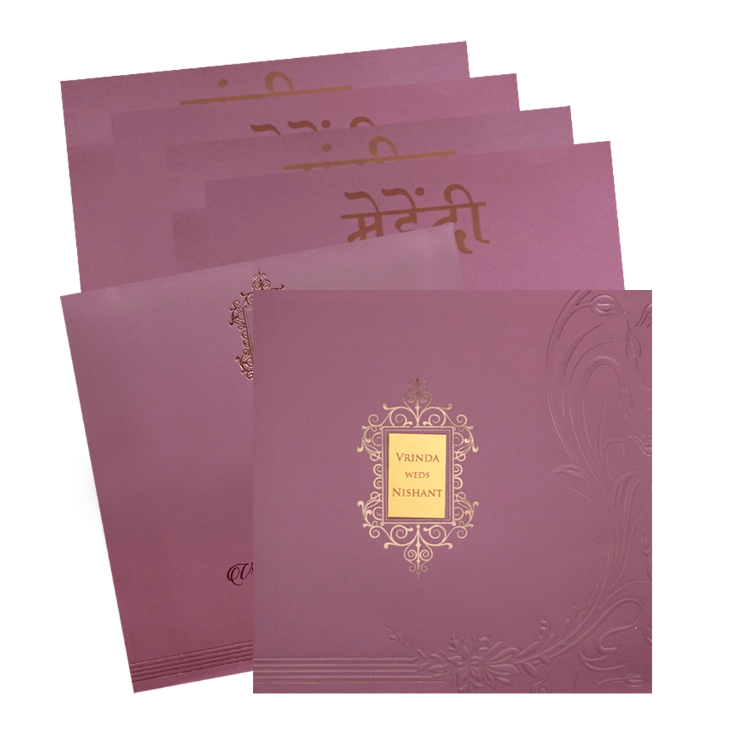 Light Pink Marriage Card-King of Cards