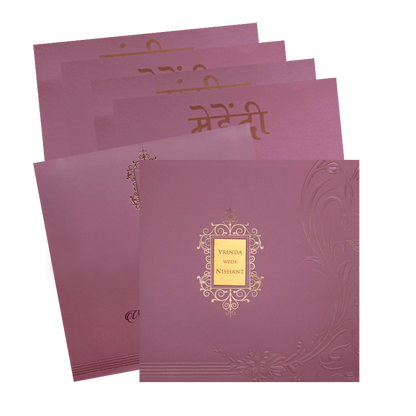 Light Pink Marriage Card-King of Cards